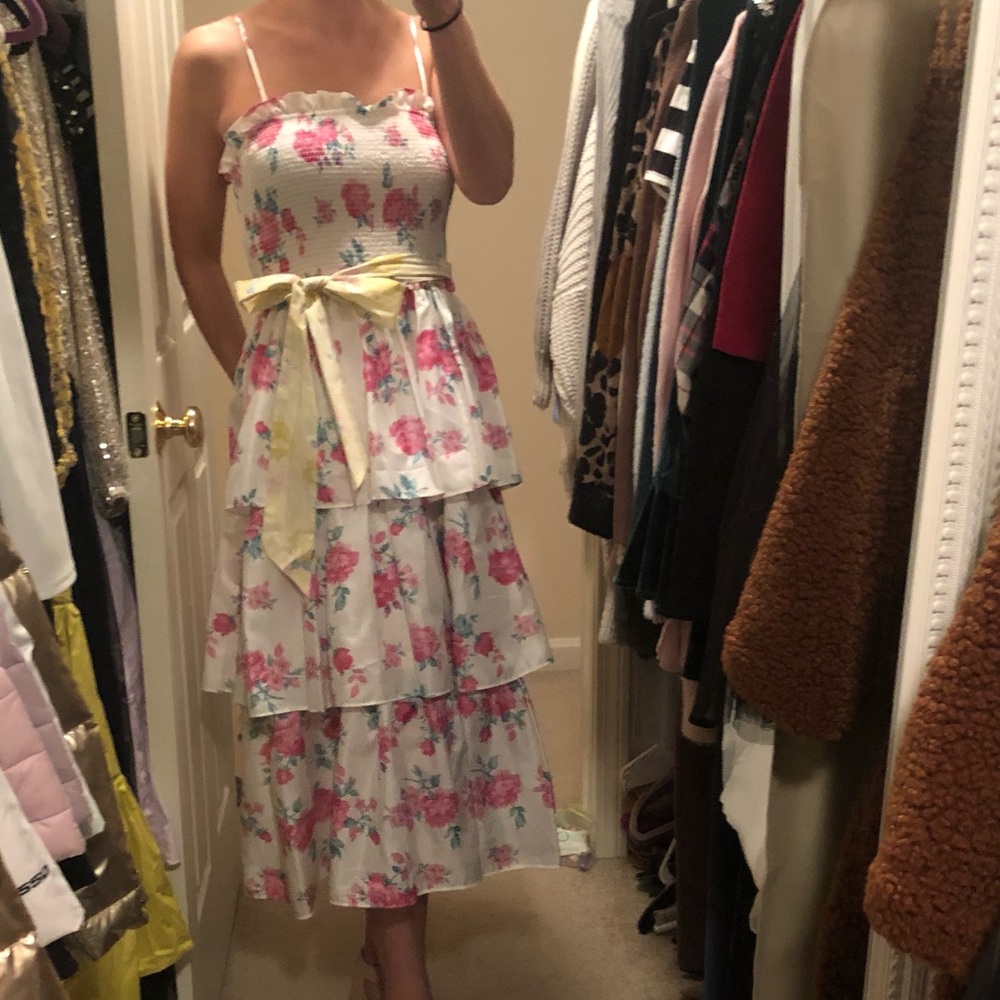 LoveShackFancy x Target - Elise smocked Tiered dress